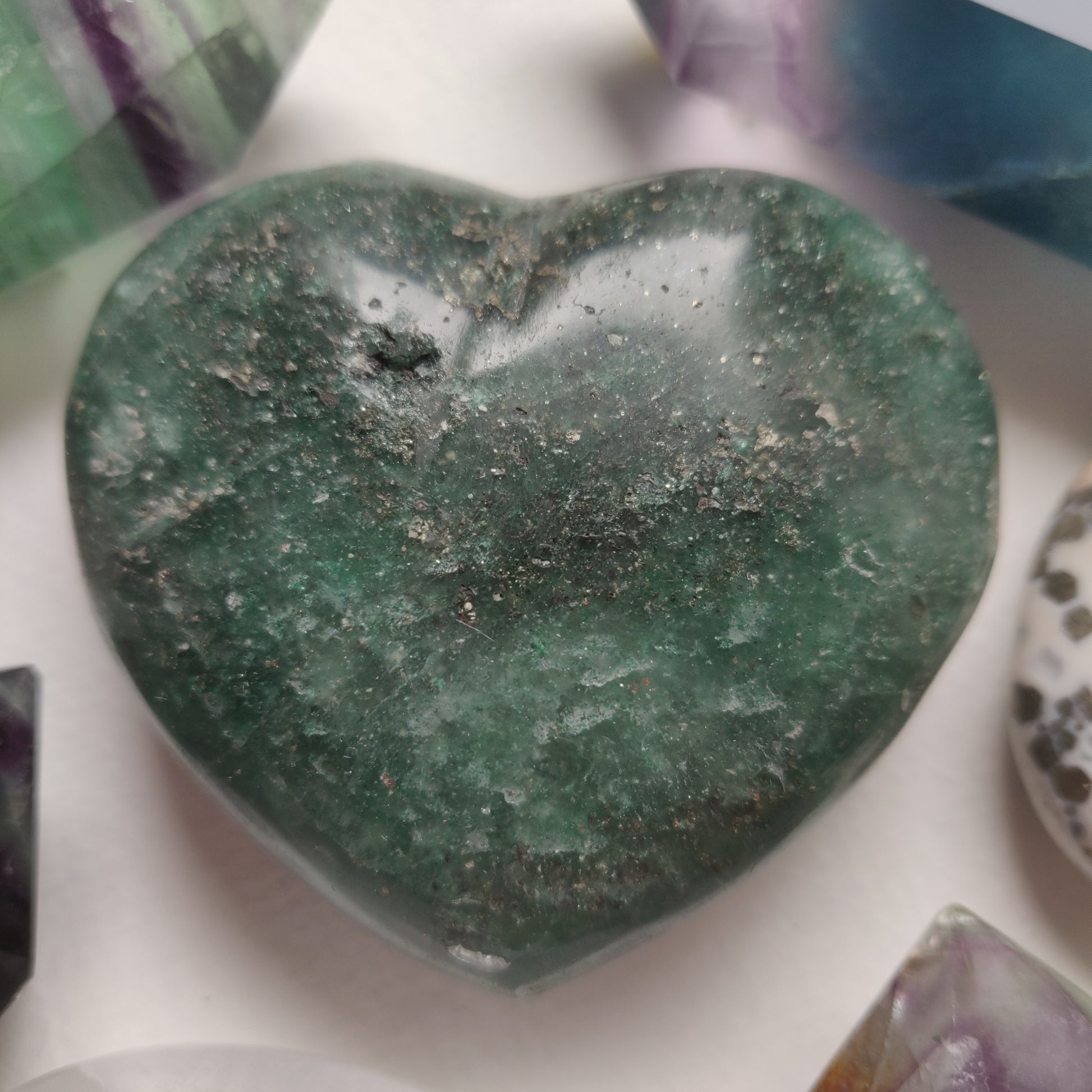 Fuchsite Heart (#1) - Simply Affinity