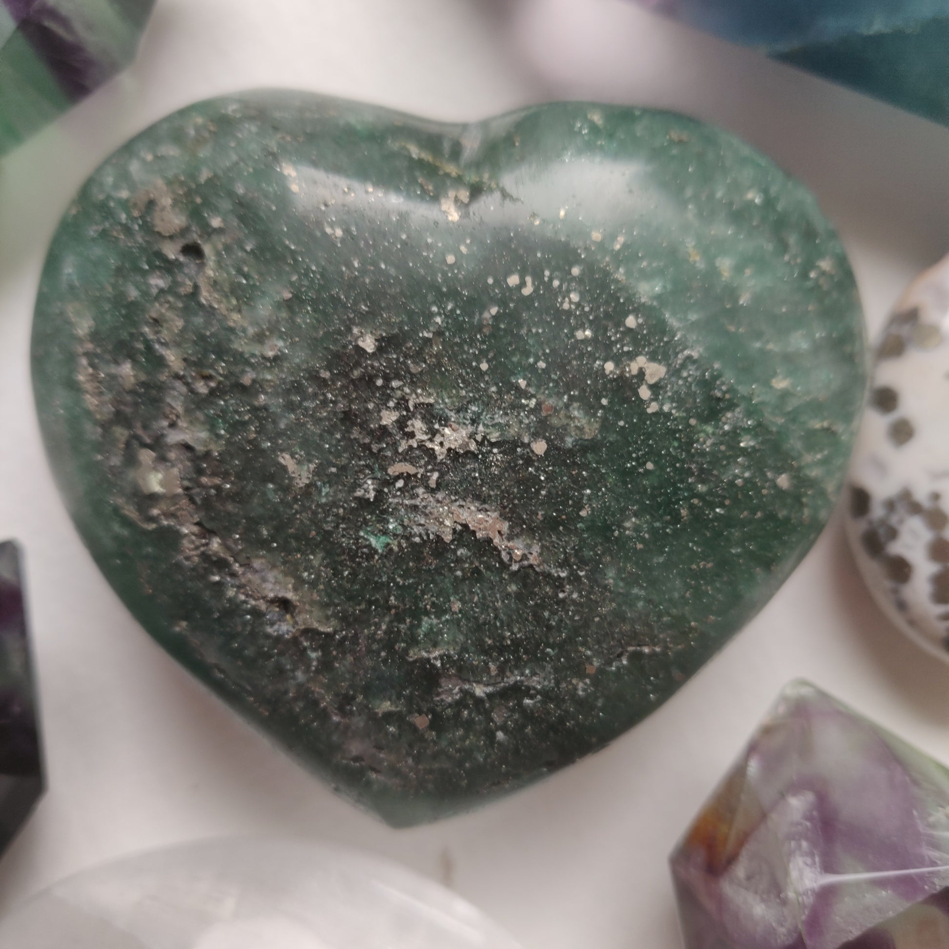 Fuchsite Heart (#1) - Simply Affinity