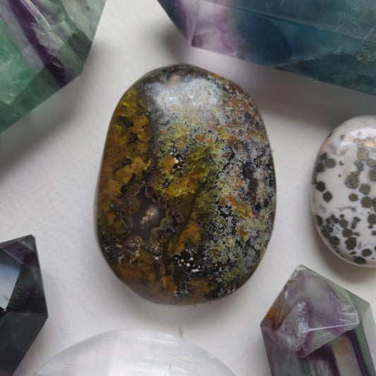 Matrix Green Opal Palm Stone (#2) - Simply Affinity