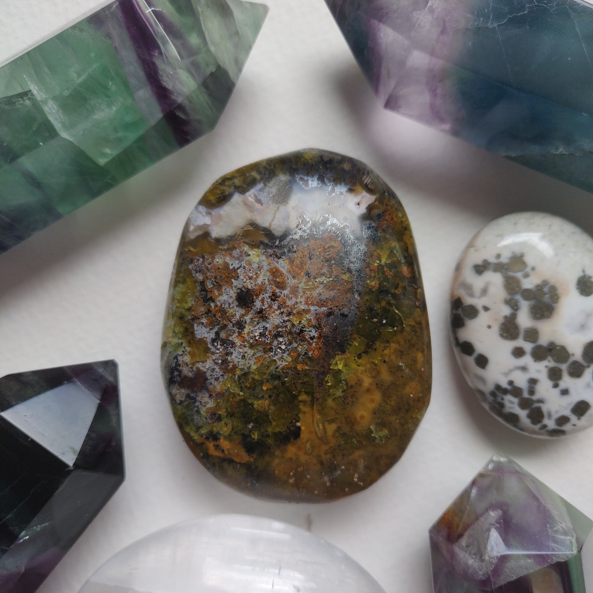 Matrix Green Opal Palm Stone (#2) - Simply Affinity
