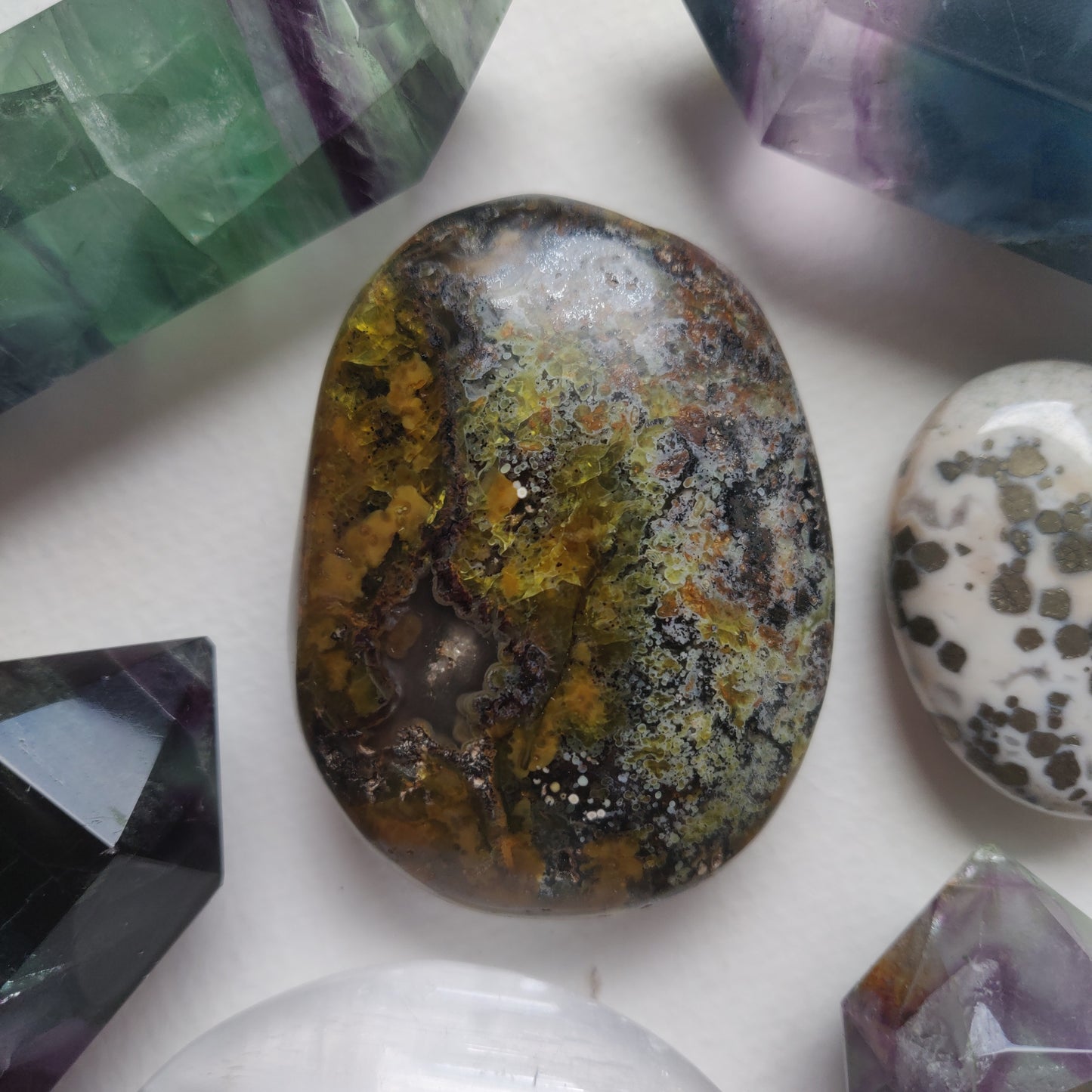 Matrix Green Opal Palm Stone (#2) - Simply Affinity