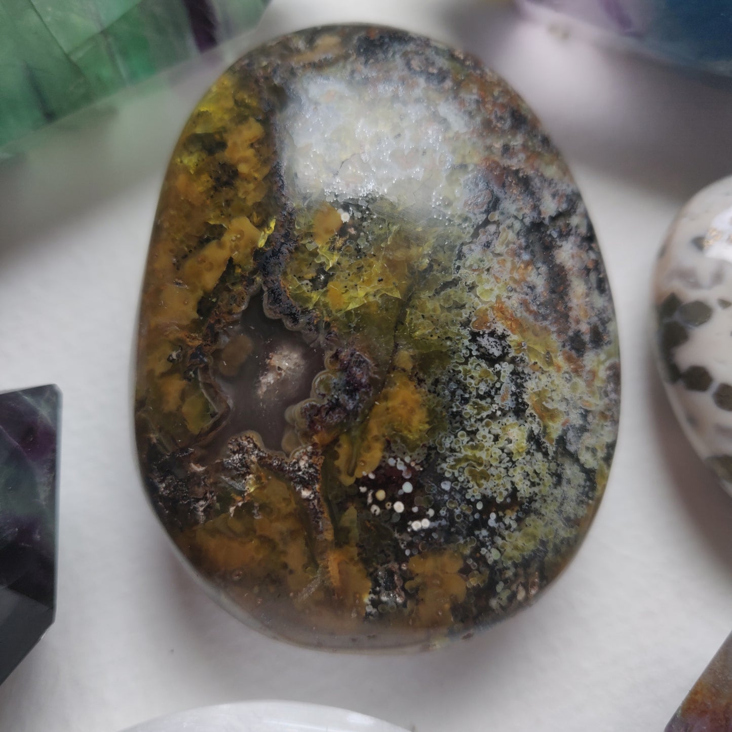 Matrix Green Opal Palm Stone (#2) - Simply Affinity