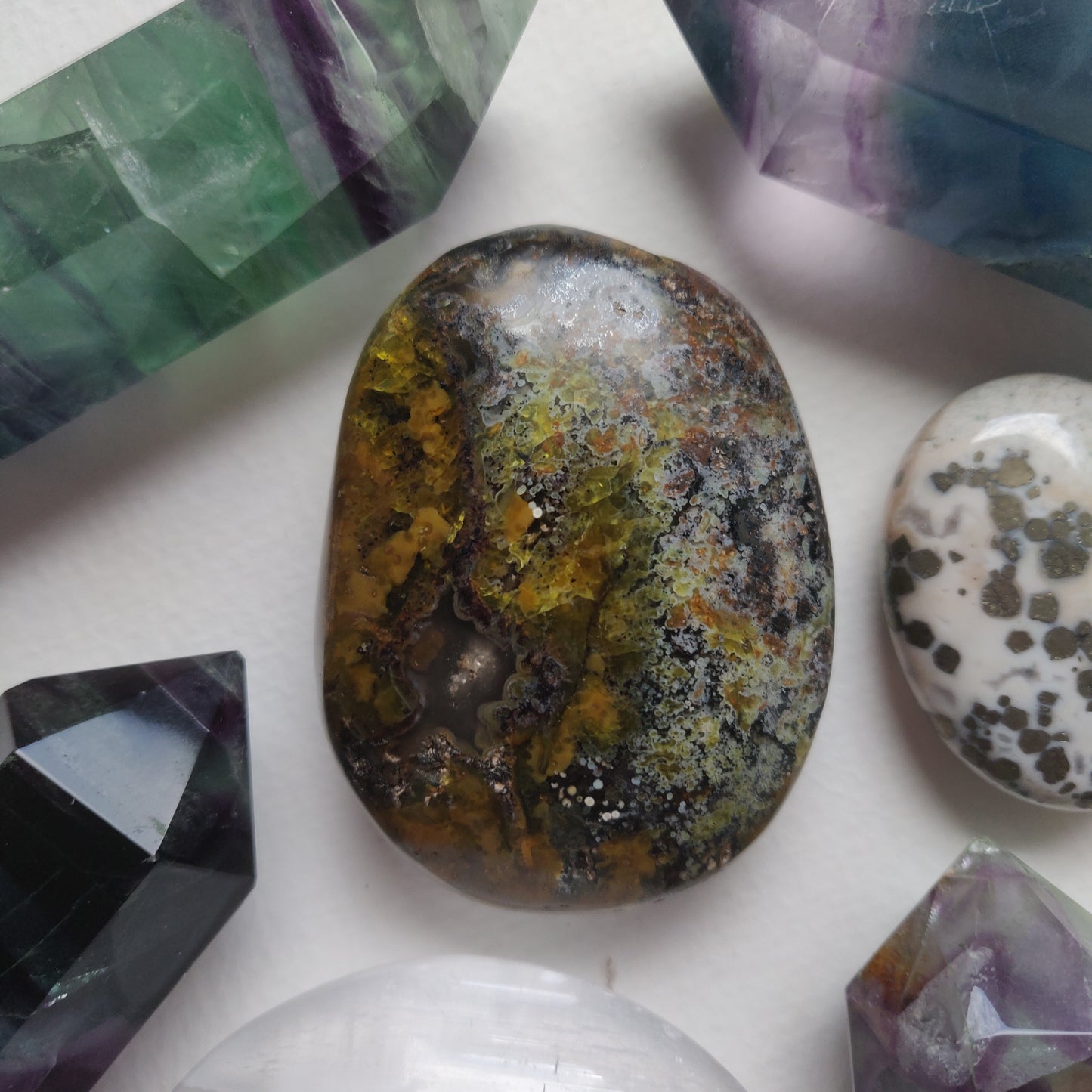 Matrix Green Opal Palm Stone (#2) - Simply Affinity