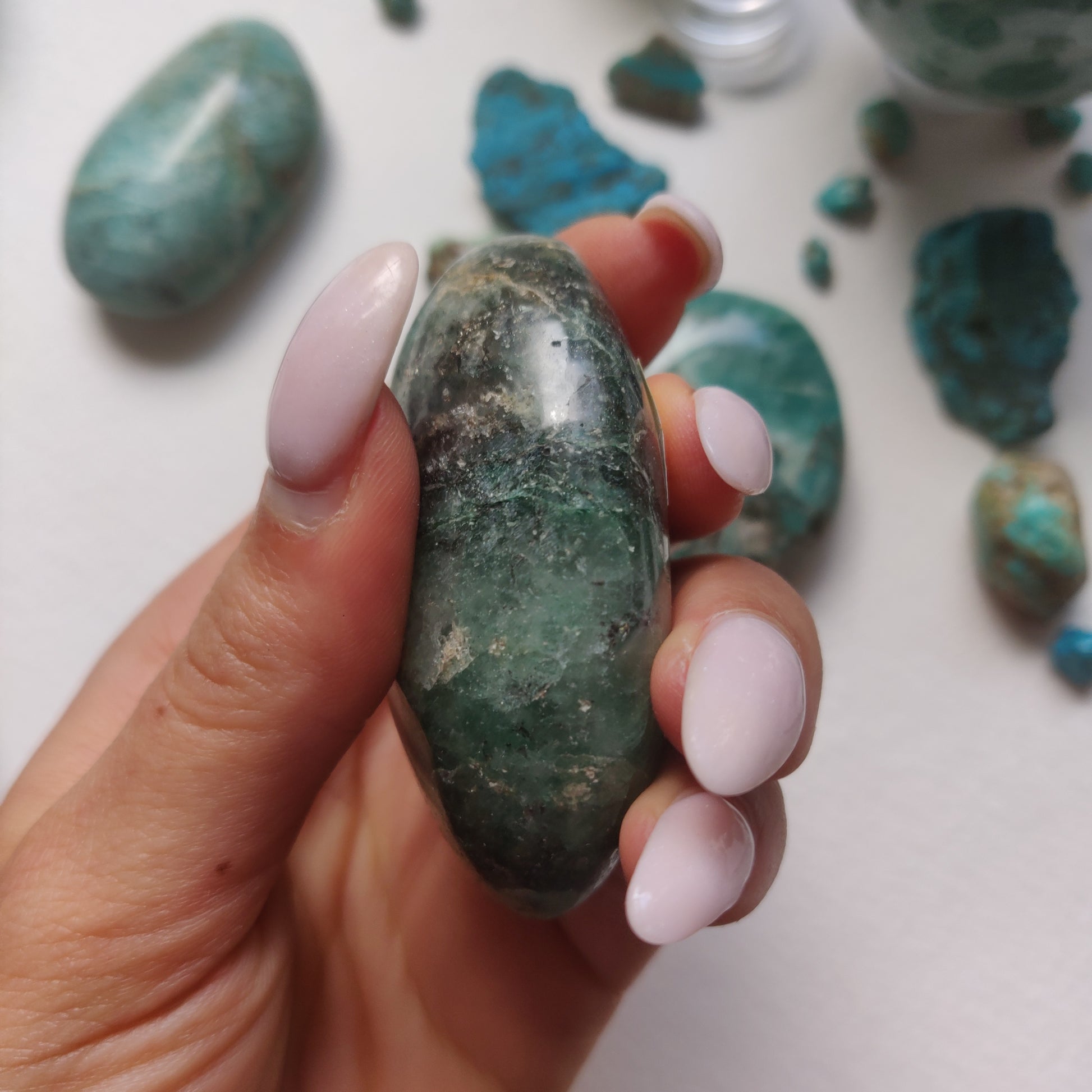 Fuchsite Palm Stone (#4) - Simply Affinity