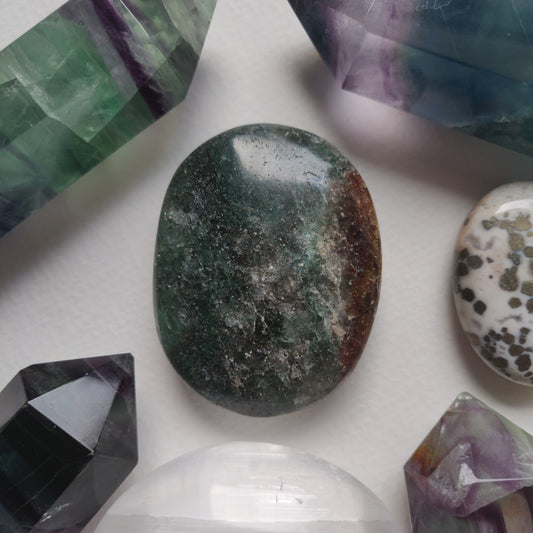 Fuchsite Palm Stone (#5) - Simply Affinity