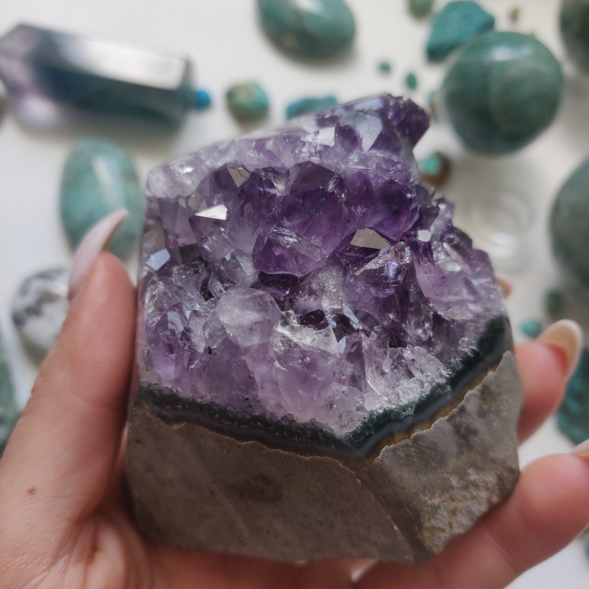 Amethyst Geode Free Form, Polished (#1A) - Simply Affinity