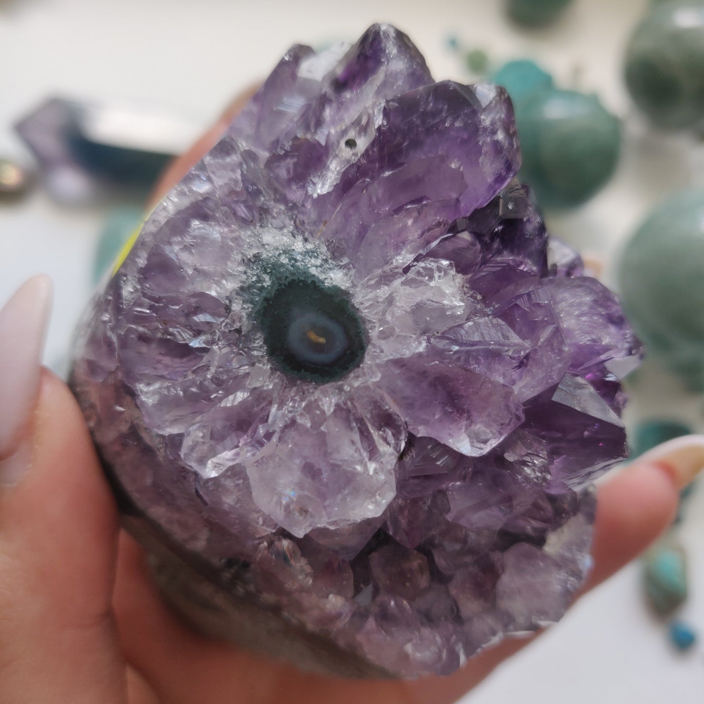 Amethyst Geode Free Form, Polished (#1A) - Simply Affinity