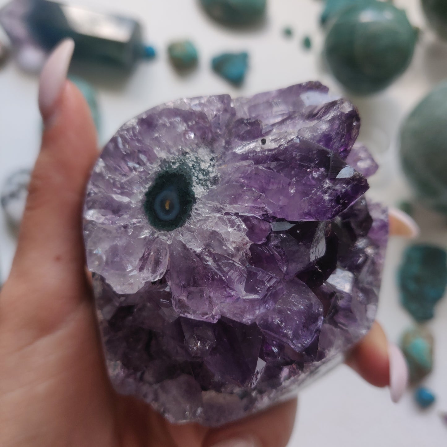 Amethyst Geode Free Form, Polished (#1A) - Simply Affinity