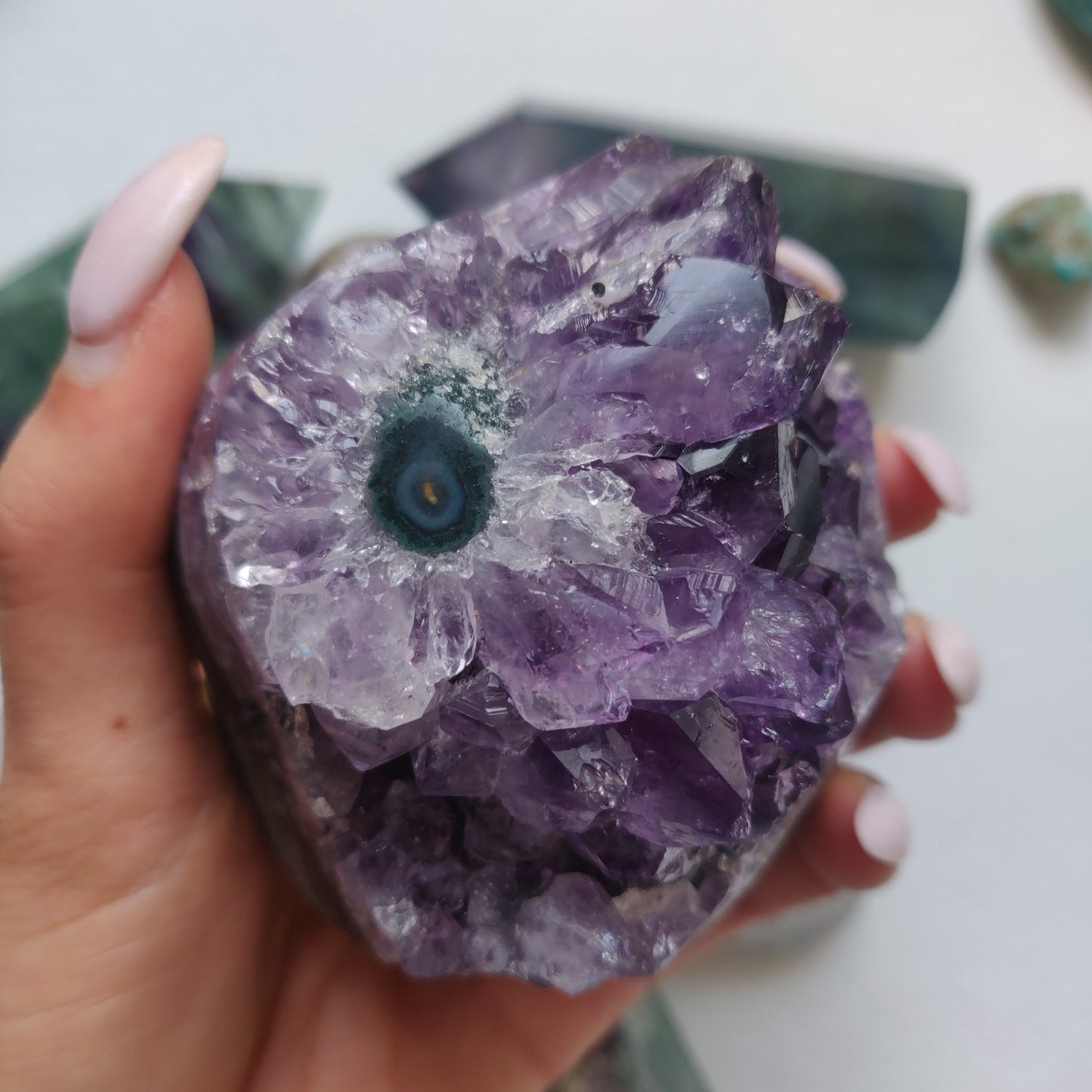 Amethyst Geode Free Form, Polished (#1A) - Simply Affinity