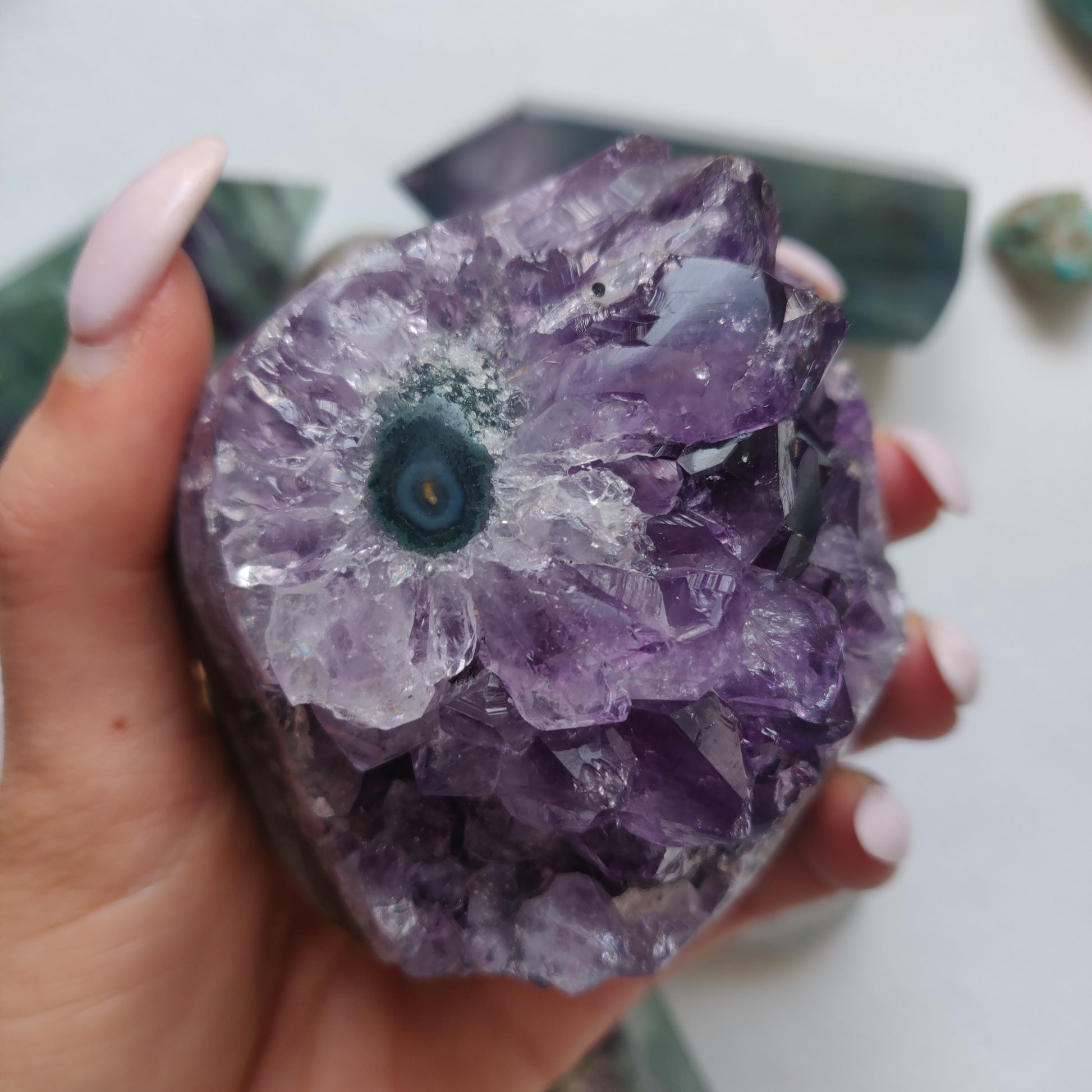 Amethyst Geode Free Form, Polished (#1A) - Simply Affinity