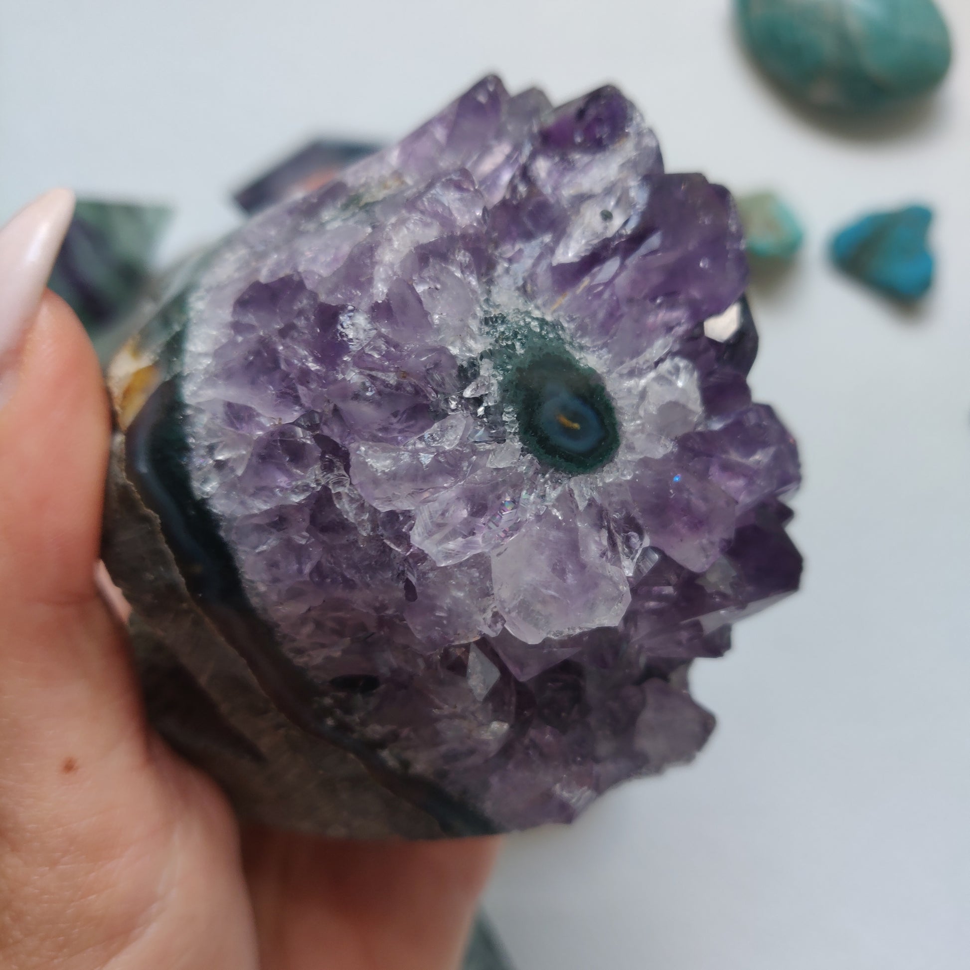 Amethyst Geode Free Form, Polished (#1A) - Simply Affinity