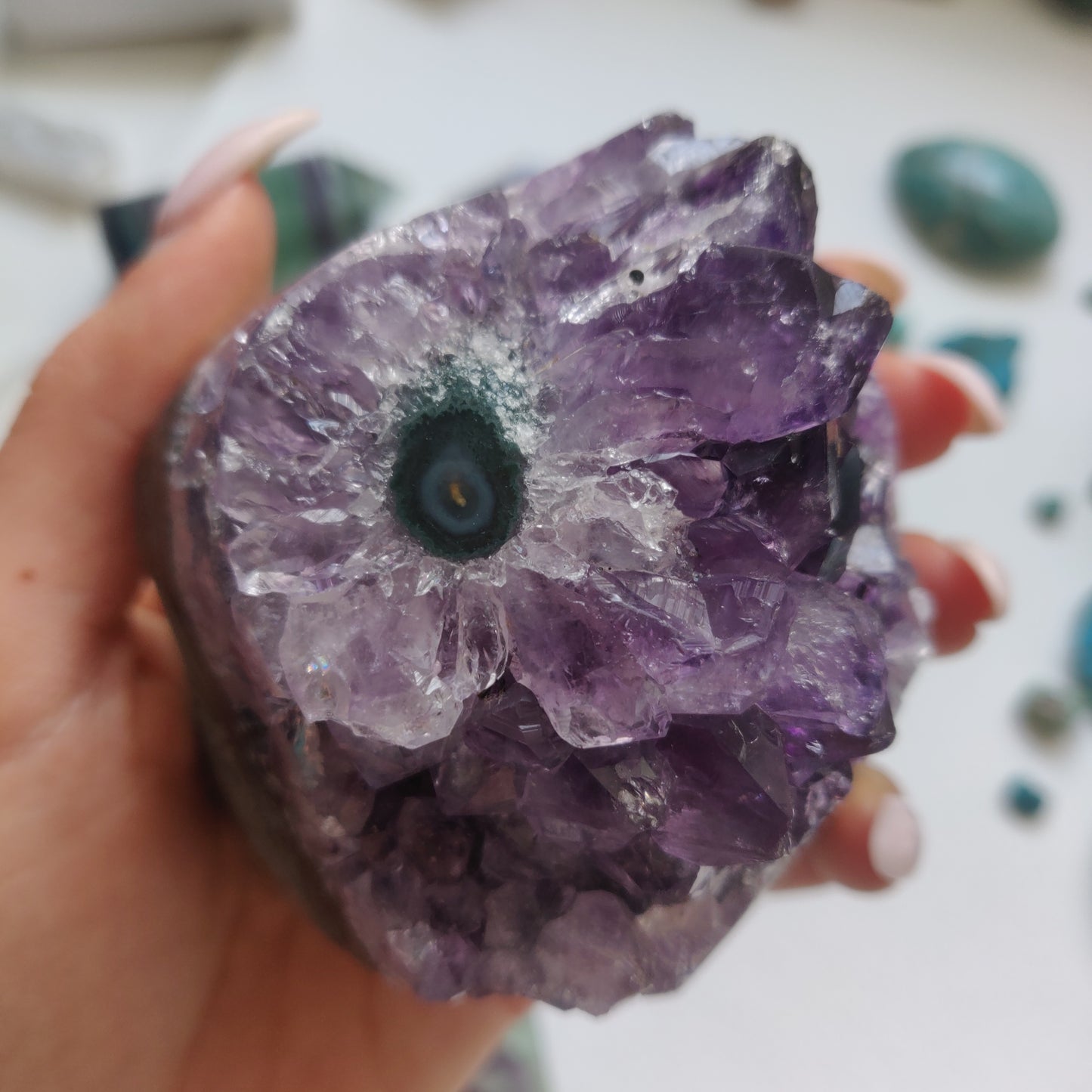 Amethyst Geode Free Form, Polished (#1A) - Simply Affinity