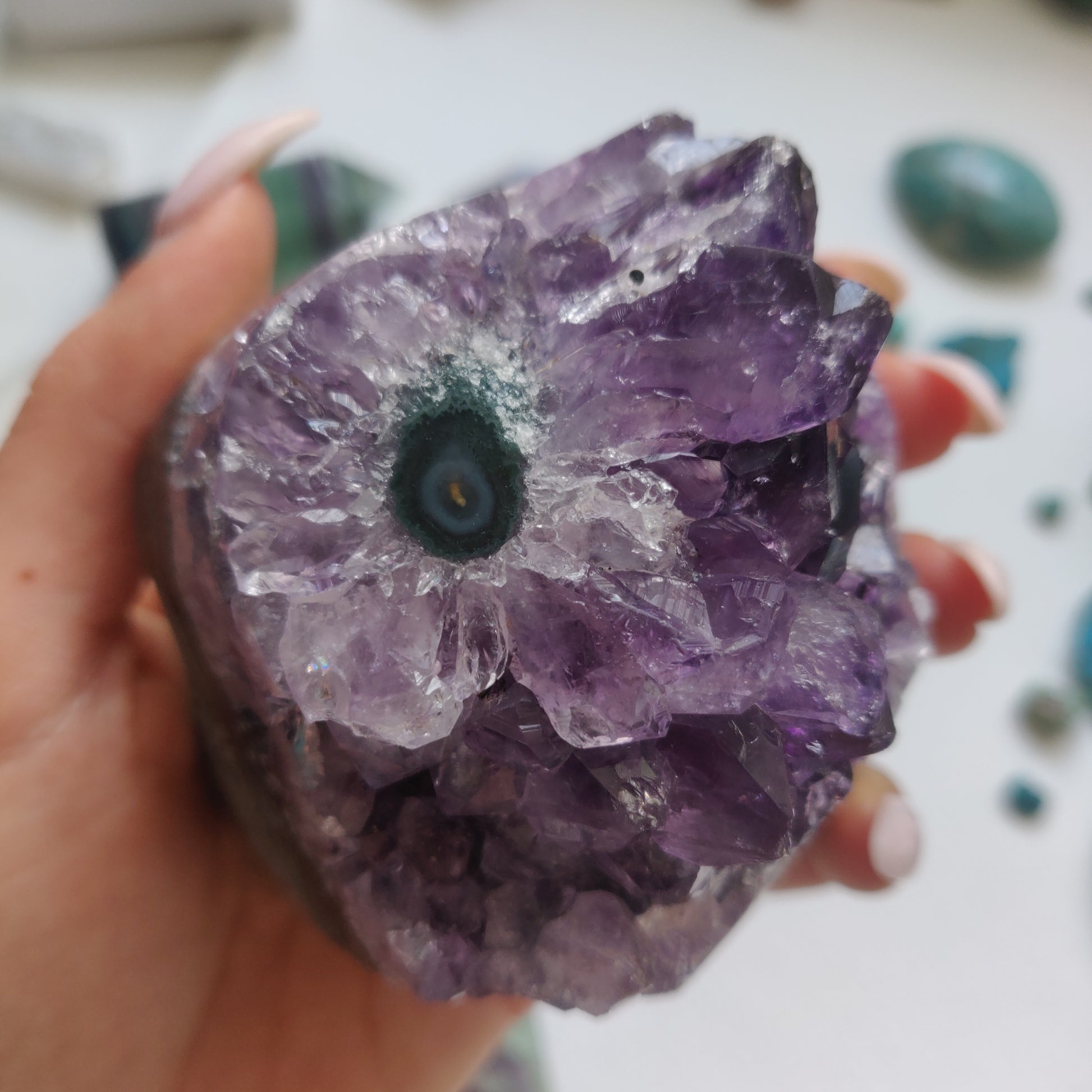 Amethyst Geode Free Form, Polished (#1A) - Simply Affinity
