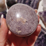Lepidolite Palm Stone (#15) - Simply Affinity