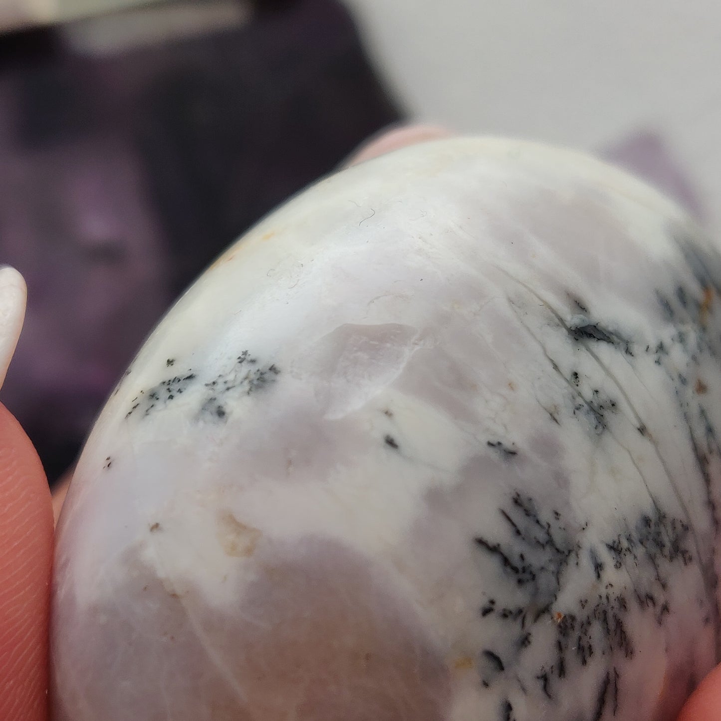 Dendritic Opal Palm Stone (#42) - Simply Affinity