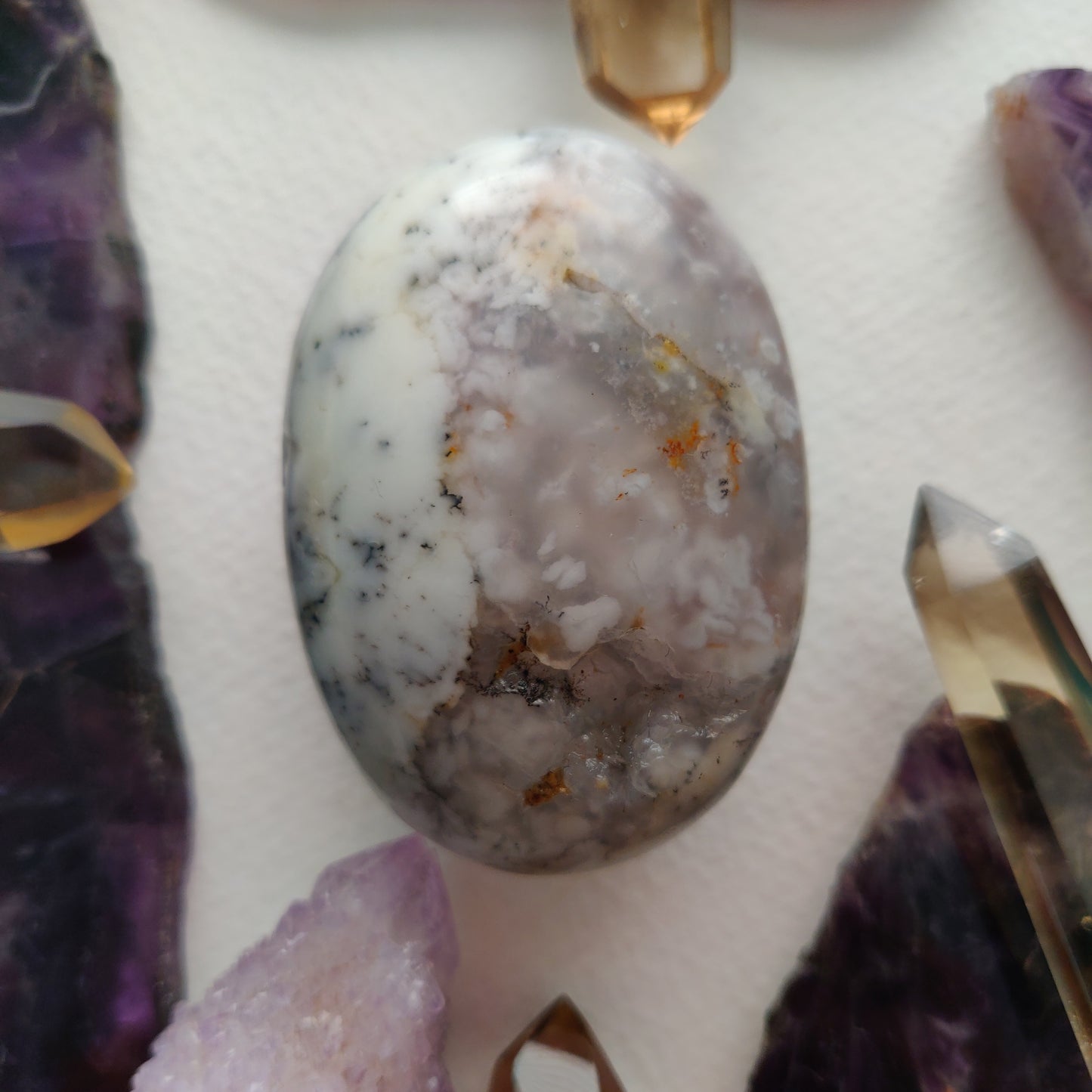 Dendritic Opal Palm Stone (#43) - Simply Affinity