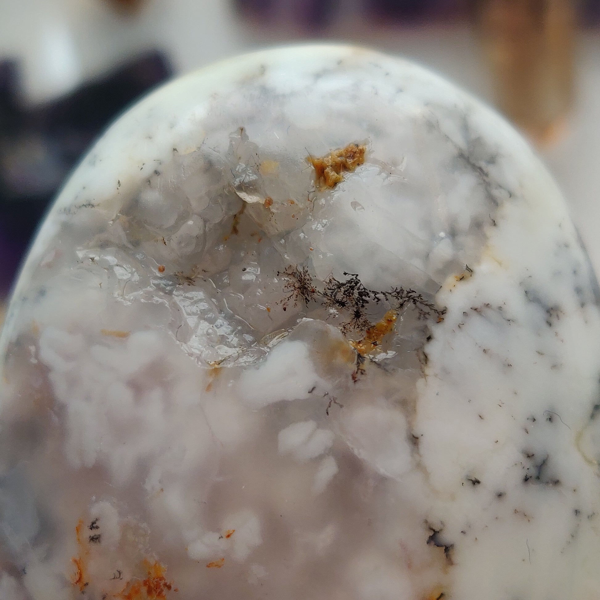 Dendritic Opal Palm Stone (#43) - Simply Affinity