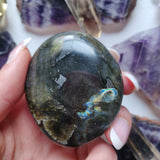 Labradorite Palm Stone (#161) - Simply Affinity