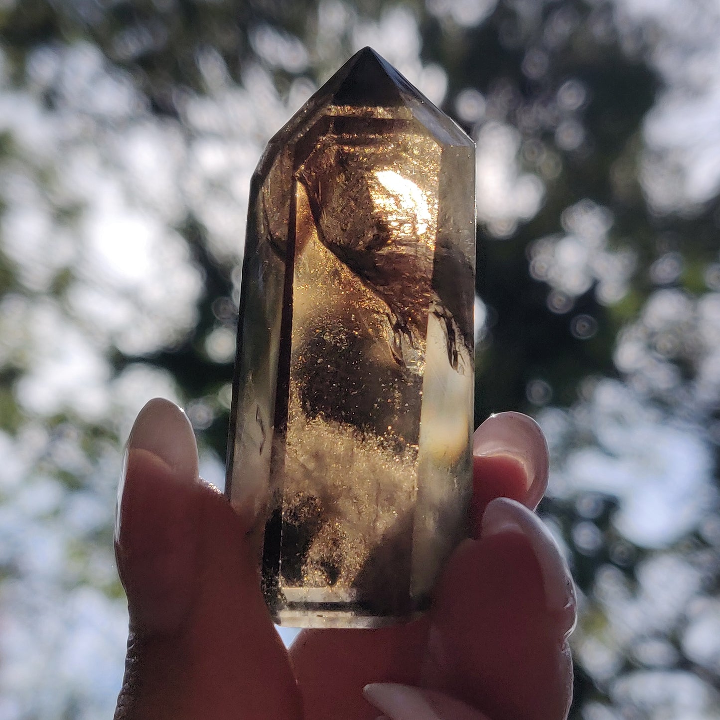 Smoky Citrine Point (#7E) - Simply Affinity