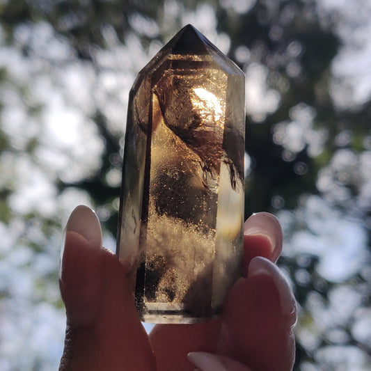 Smoky Citrine Point (#7E) - Simply Affinity