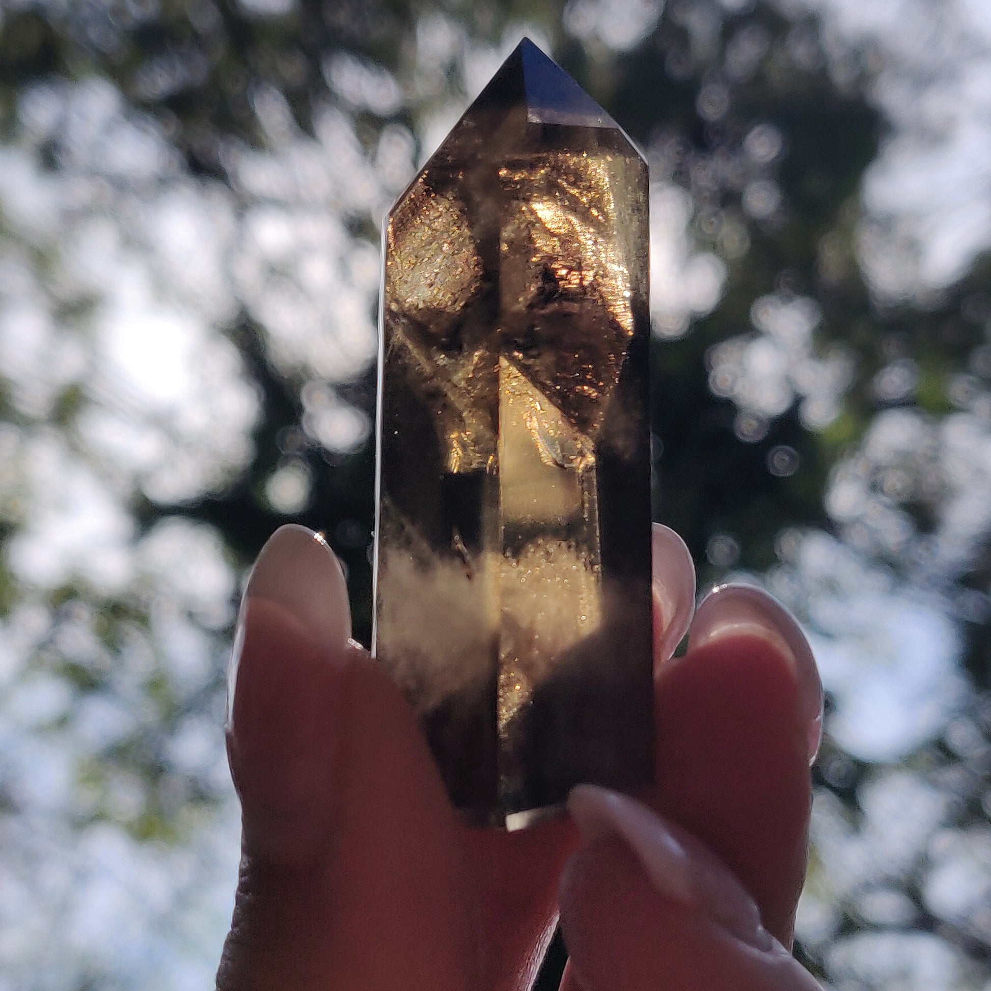 Smoky Citrine Point (#7E) - Simply Affinity