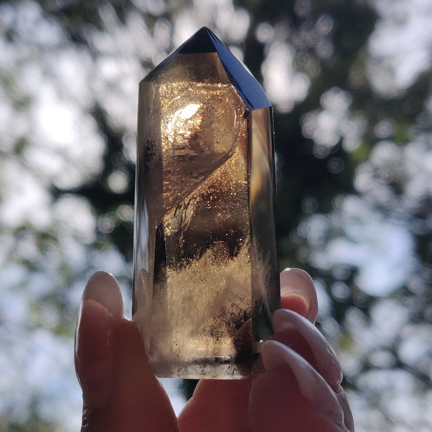Smoky Citrine Point (#7E) - Simply Affinity