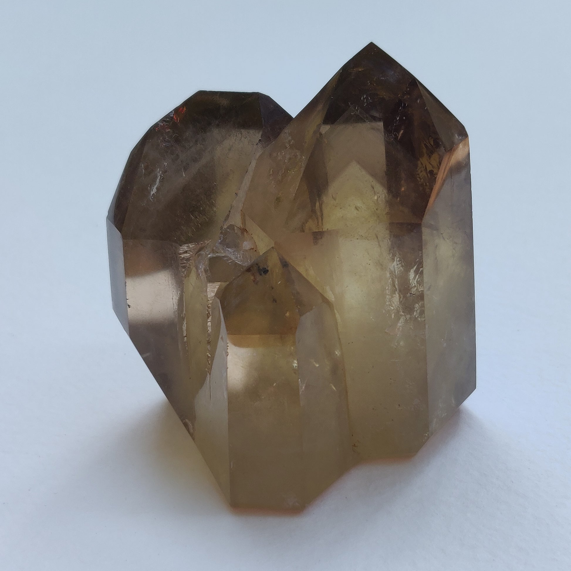Citrine Cluster Points with Rainbow Inclusons (#12E) - Simply Affinity