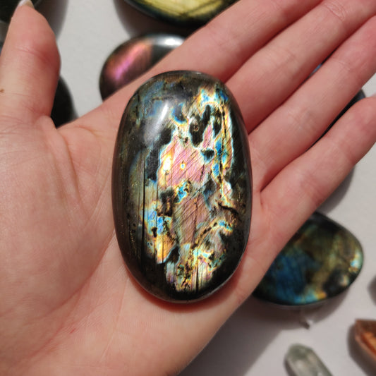 Labradorite Palm Stone (#221) - Simply Affinity