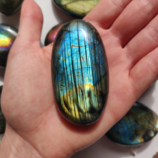 Labradorite Palm Stone (#256) - Simply Affinity
