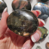 Labradorite Palm Stone (#257) - Simply Affinity