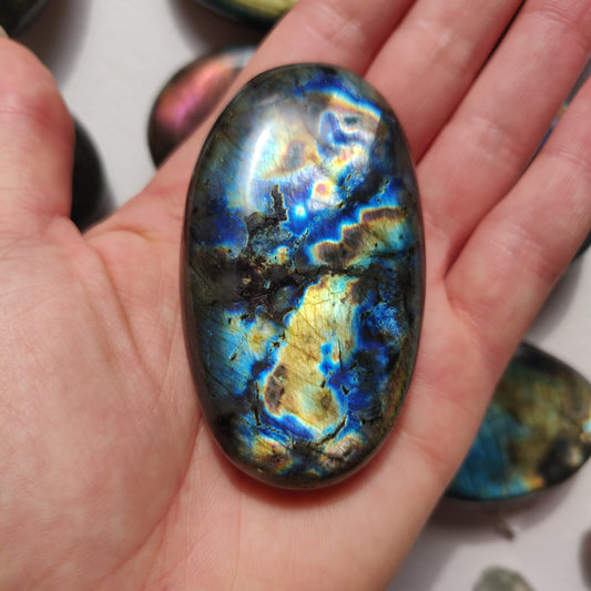 Labradorite Palm Stone (#258) - Simply Affinity
