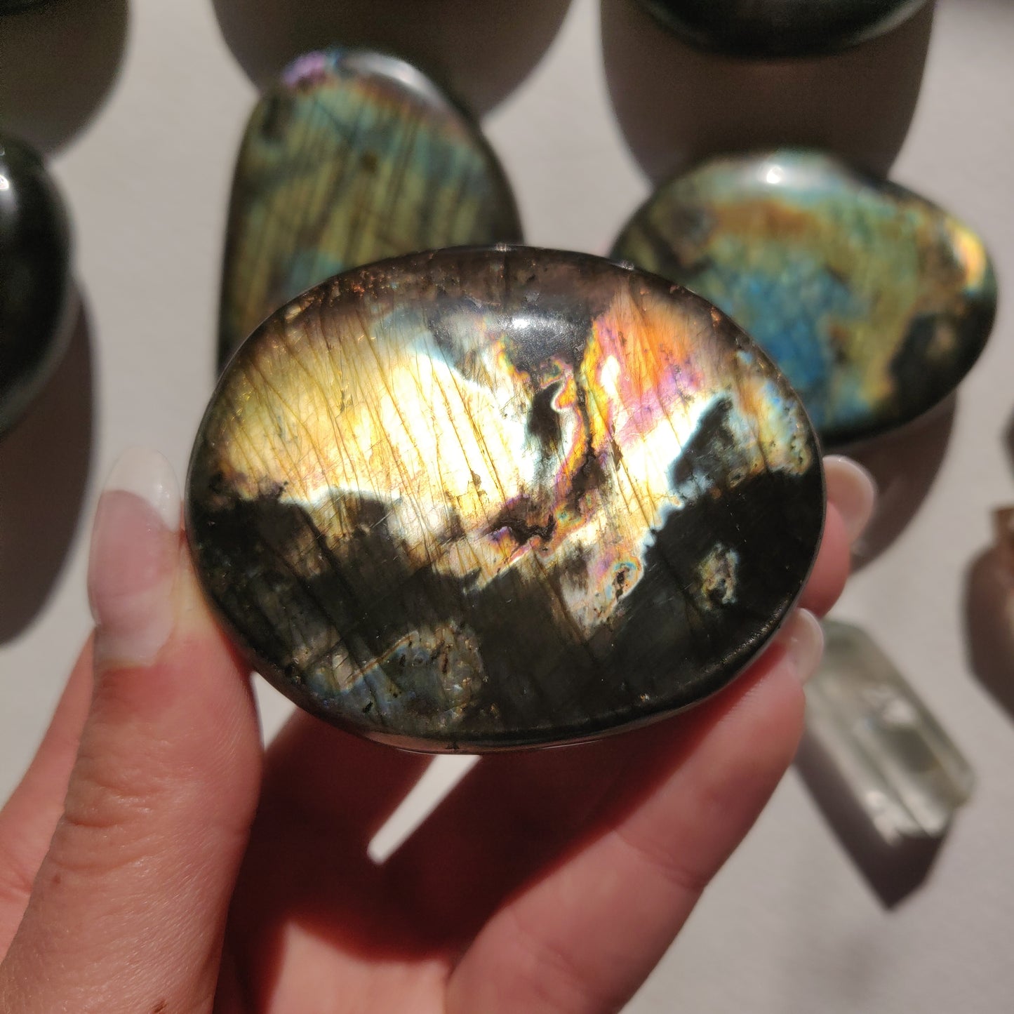 Labradorite Palm Stone (#261) - Simply Affinity