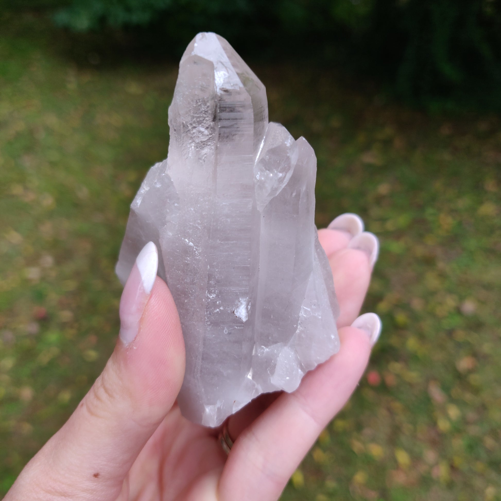 Lemurian Smoky Quartz Cluster (#12) - Simply Affinity