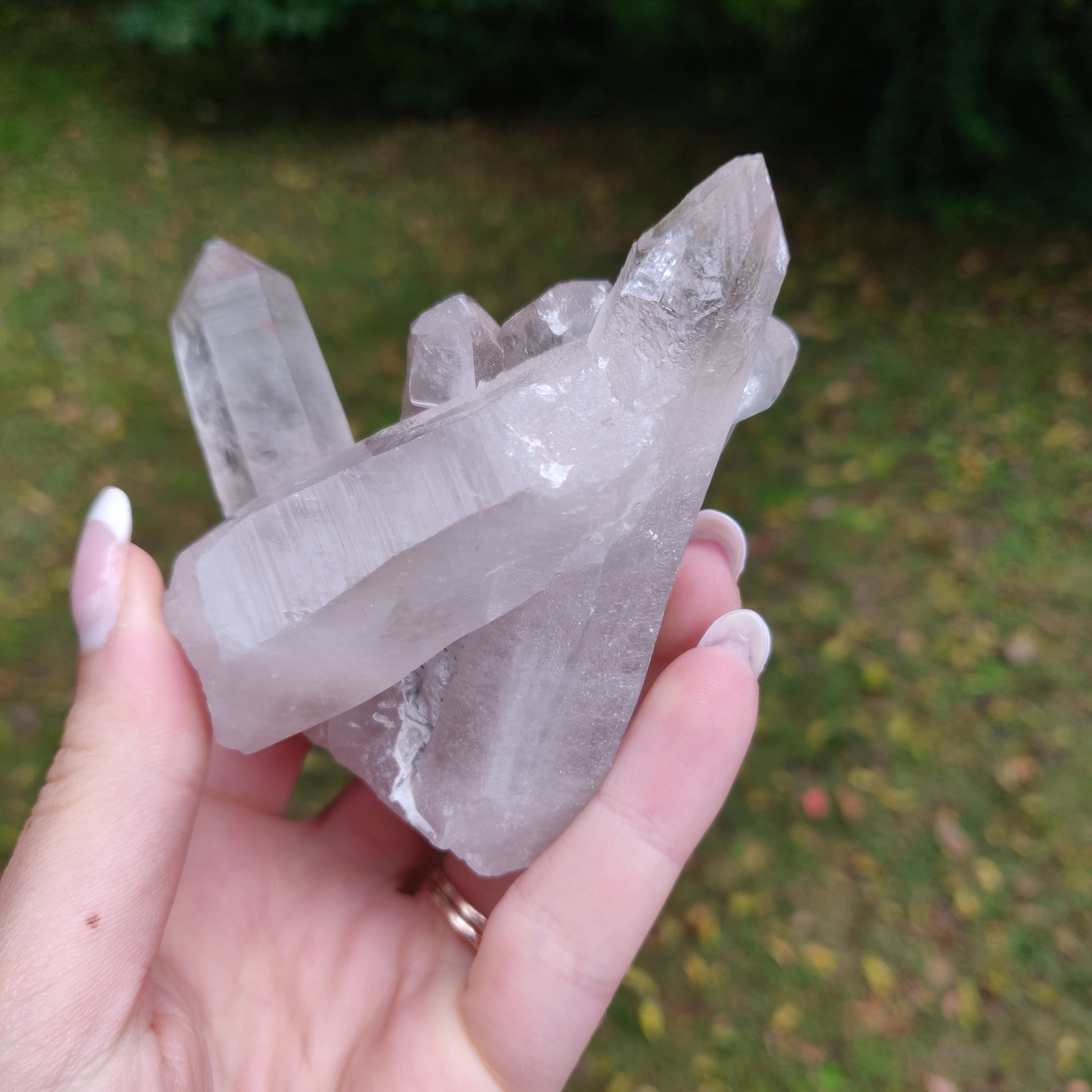 Lemurian Smoky Quartz Cluster (#12) - Simply Affinity