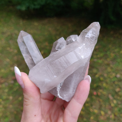 Lemurian Smoky Quartz Cluster (#12) - Simply Affinity