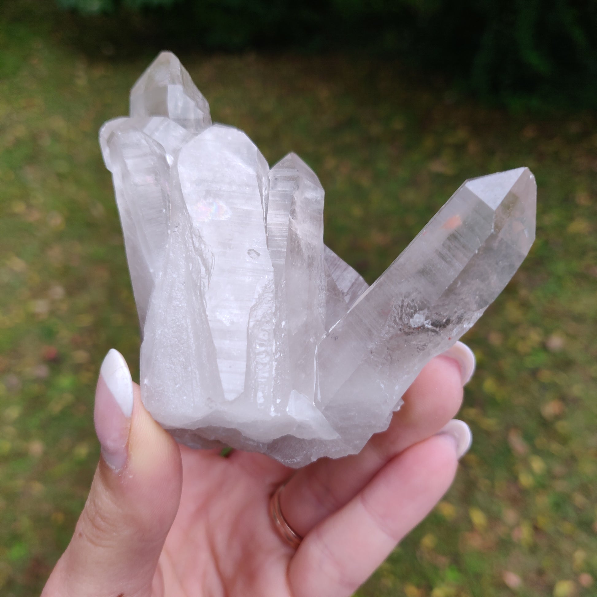 Lemurian Smoky Quartz Cluster (#12) - Simply Affinity