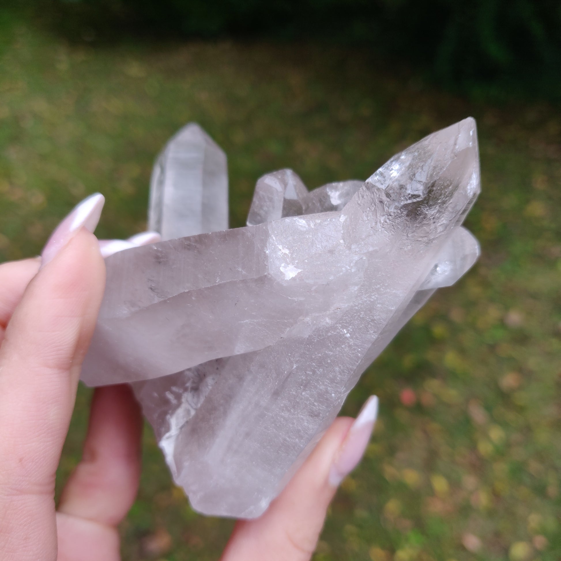 Lemurian Smoky Quartz Cluster (#12) - Simply Affinity