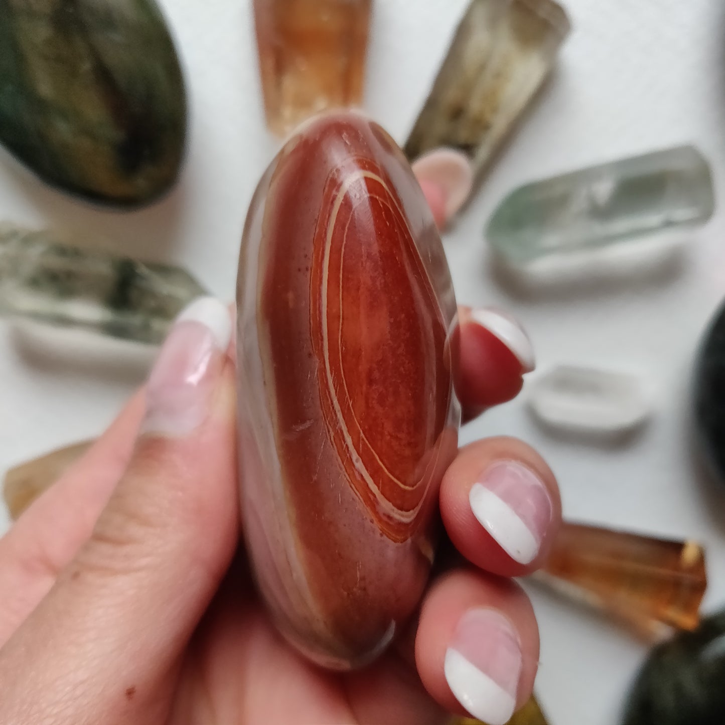 Polychrome Jasper Palm Stone (#15) - Simply Affinity