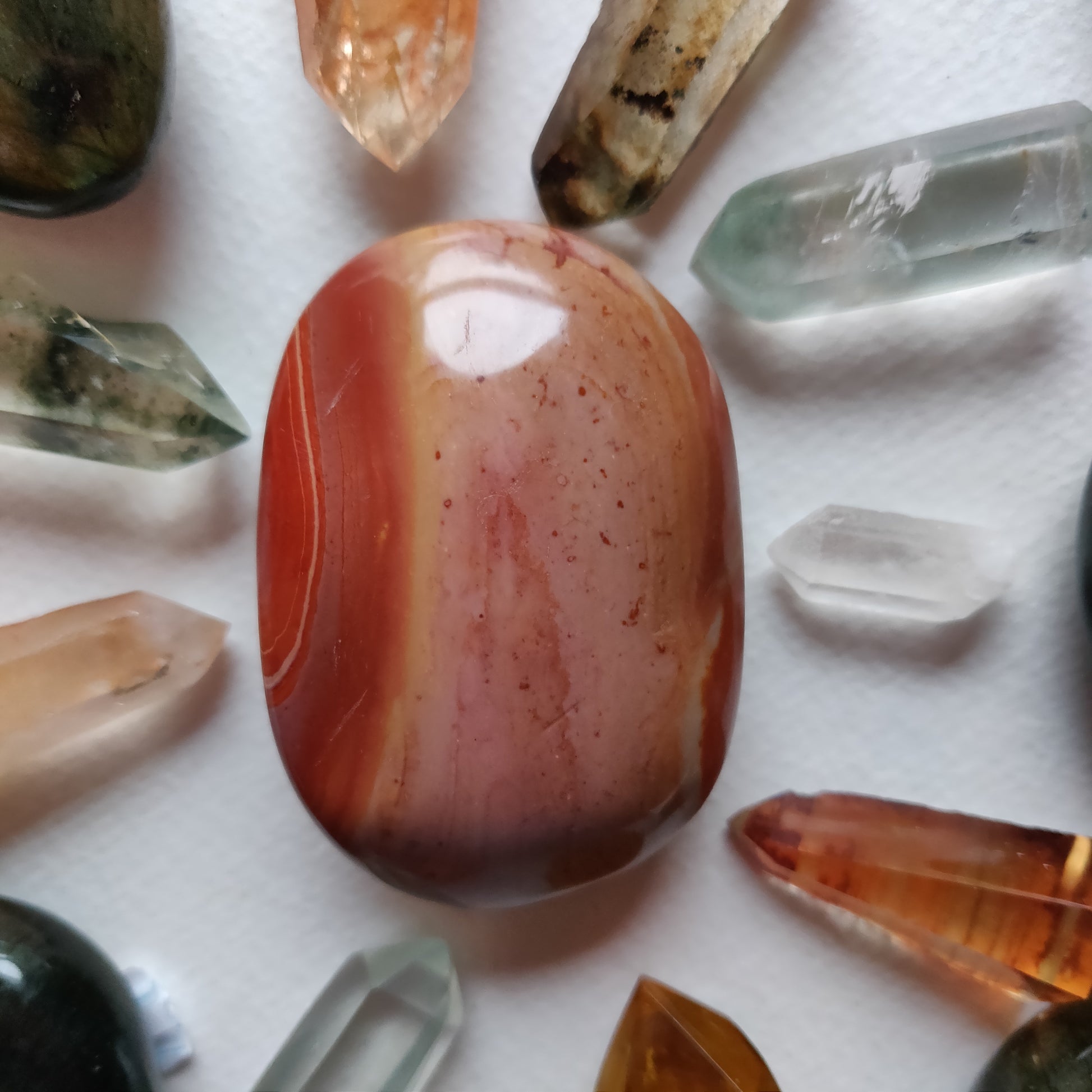 Polychrome Jasper Palm Stone (#15) - Simply Affinity