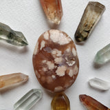 Flower Agate Palm Stone (#15) - Simply Affinity