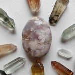 Flower Agate Palm Stone (#54) - Simply Affinity