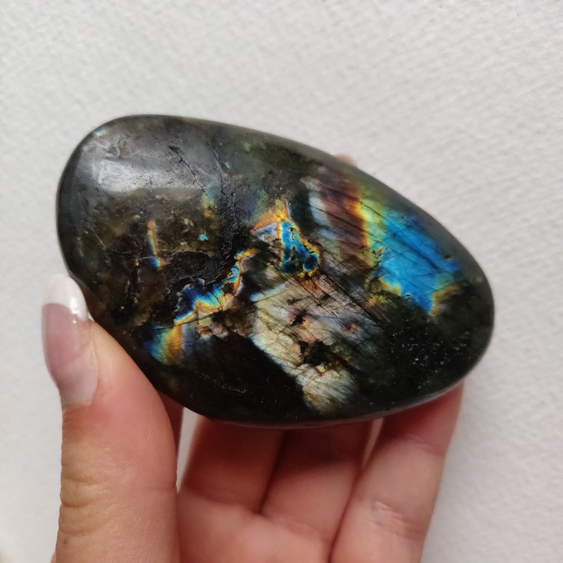Labradorite Palm Stone (#74) - Simply Affinity