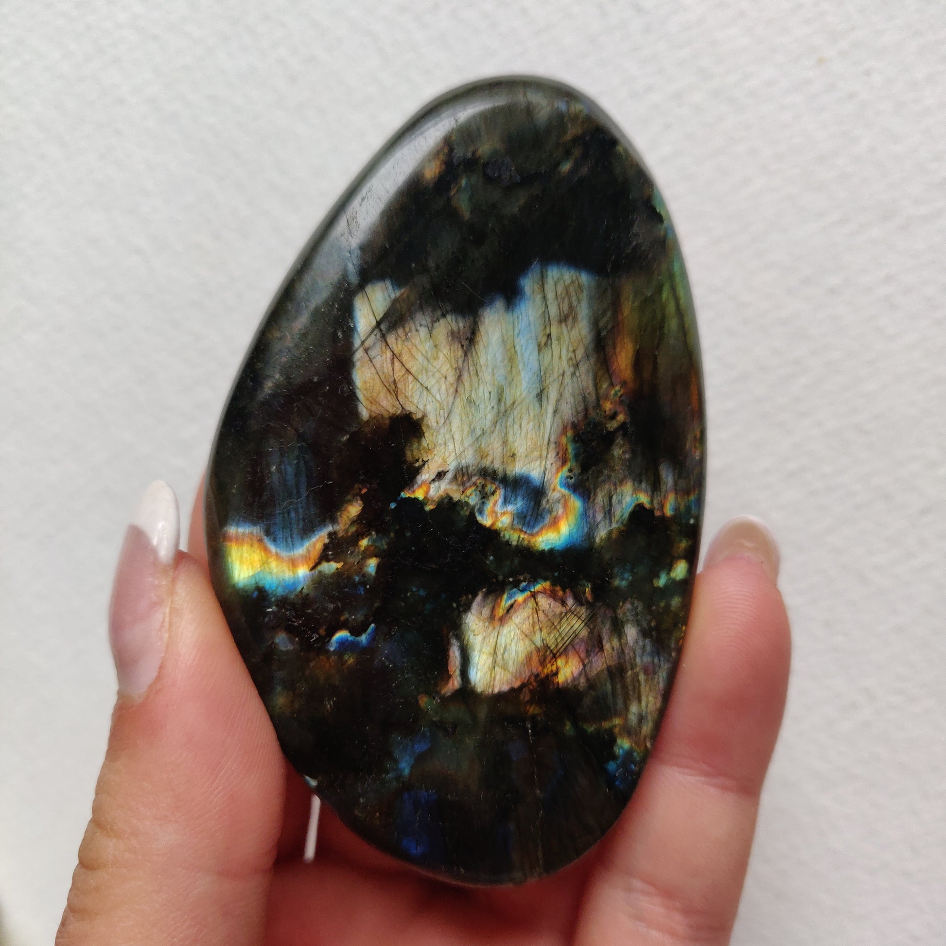 Labradorite Palm Stone (#74) - Simply Affinity