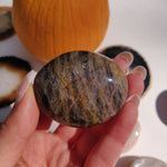 Black Moonstone Palm Stone (#25) - Simply Affinity