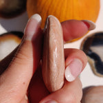 Peach Moonstone Palm Stone (#4) - Simply Affinity
