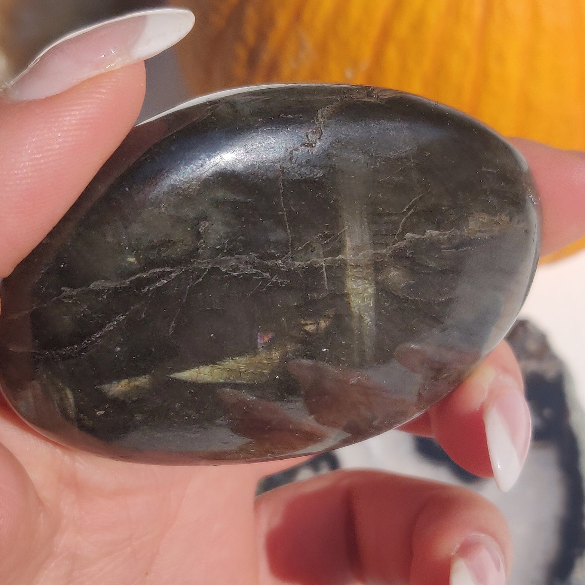 Labradorite Palm Stone (#194) - Simply Affinity