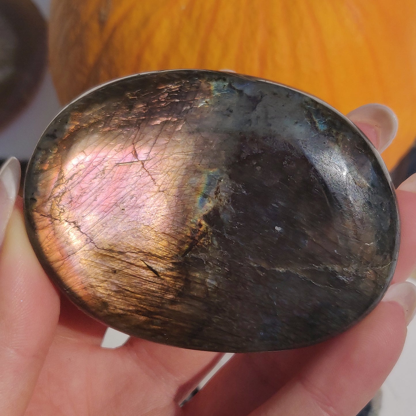 Labradorite Palm Stone (#194) - Simply Affinity