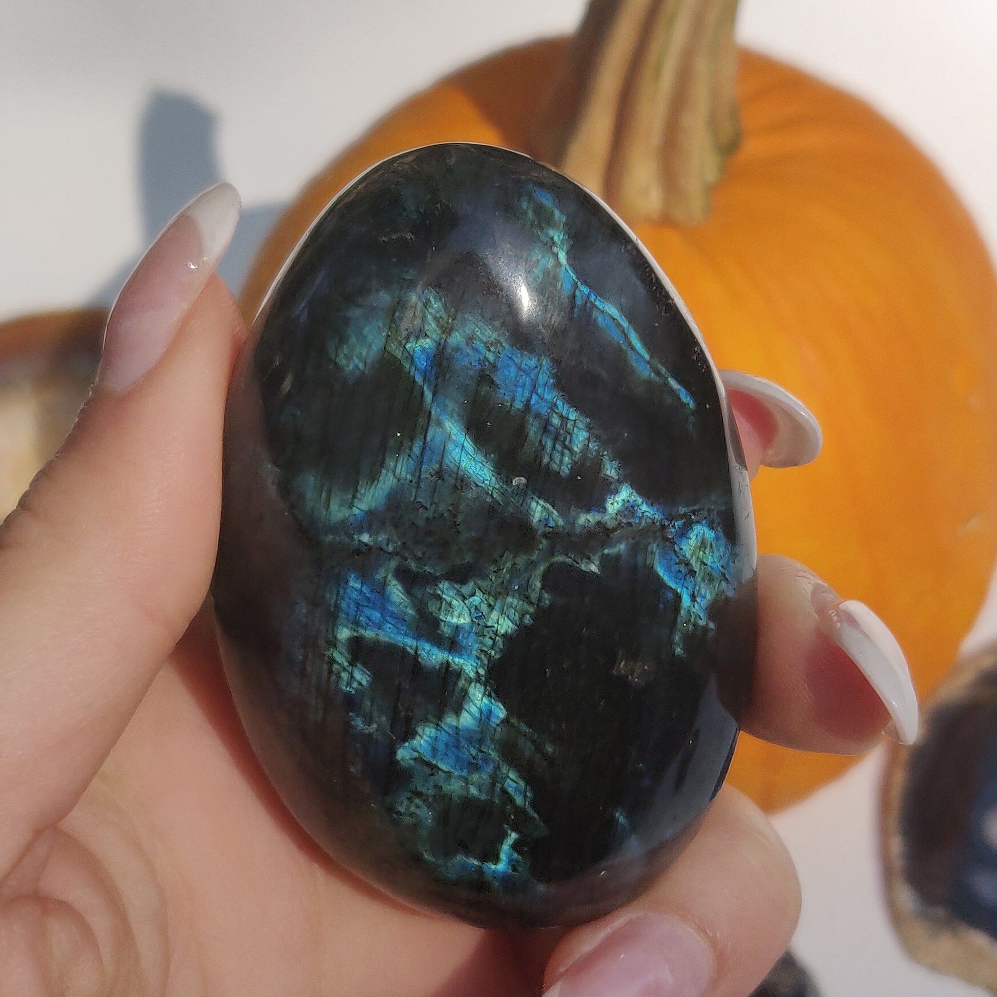 Labradorite Palm Stone (#270) - Simply Affinity