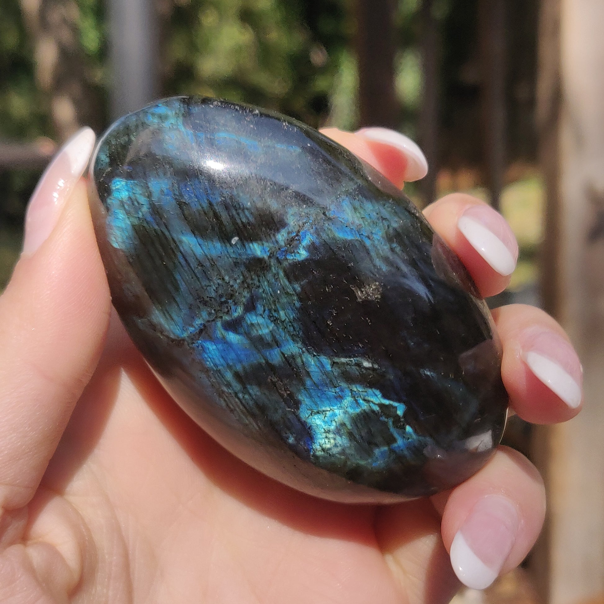 Labradorite Palm Stone (#270) - Simply Affinity