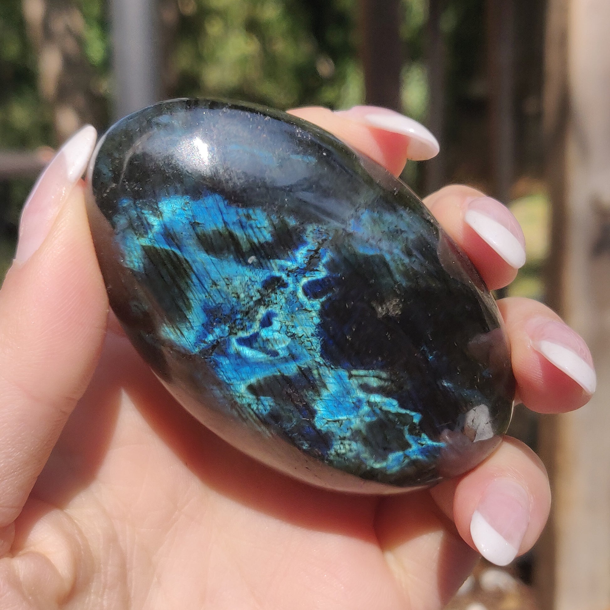 Labradorite Palm Stone (#270) - Simply Affinity